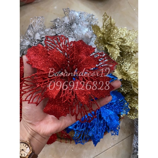 hoa trạng nguyên kép Kim Tuyến , trang trí Noel , làm oản tài lộc