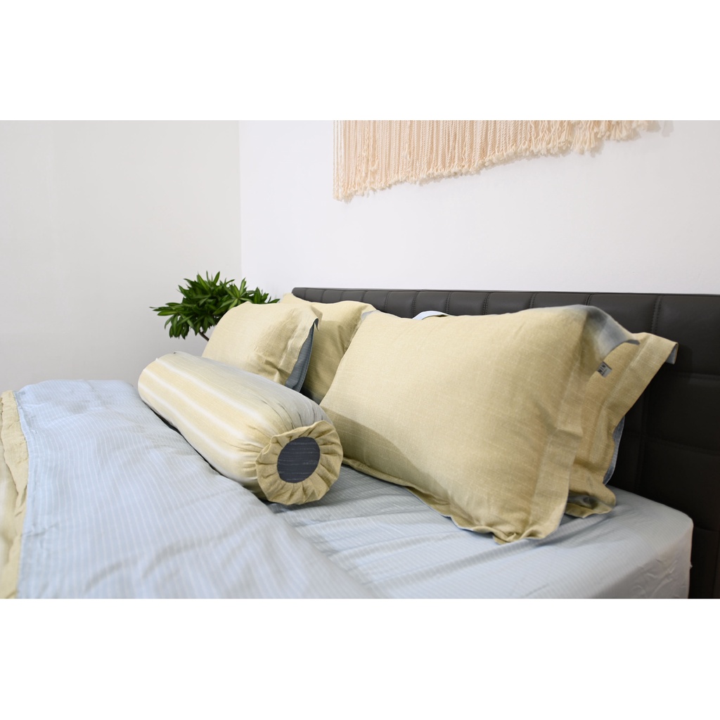 Bộ 6 món drap CHẦN, áo gối kèm mền NIN Tencel 800 - Maya