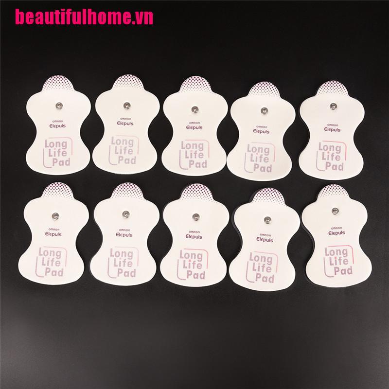 Bộ 10 Miếng Đệm Điện Thay Thế Cho Máy Mát Xa Omron