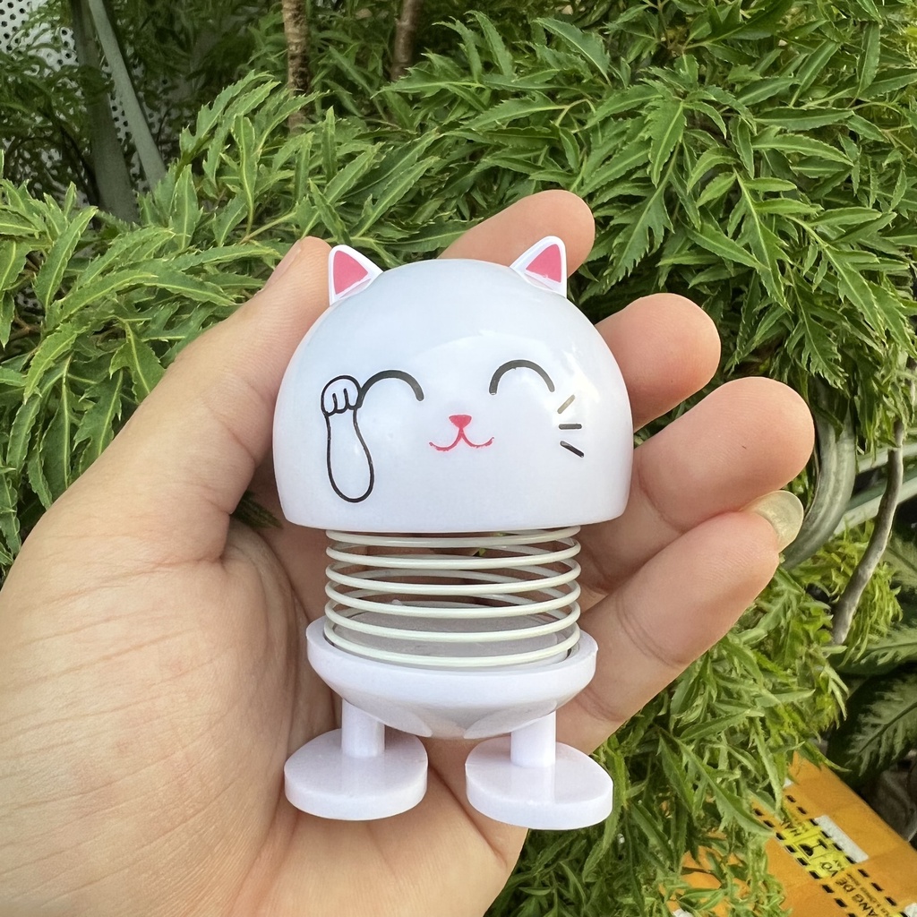 Thú nhún lò xo dễ thương - Con Dễ Thương EMOJI Lò Xo - thú nhúng lò xo - Phụ kiện ATI