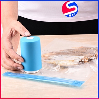 Máy hút chân không cầm tay, hút túi zip đựng thực phẩm, hút túi đựng chăn màn,quần áo TIỆN DỤNG