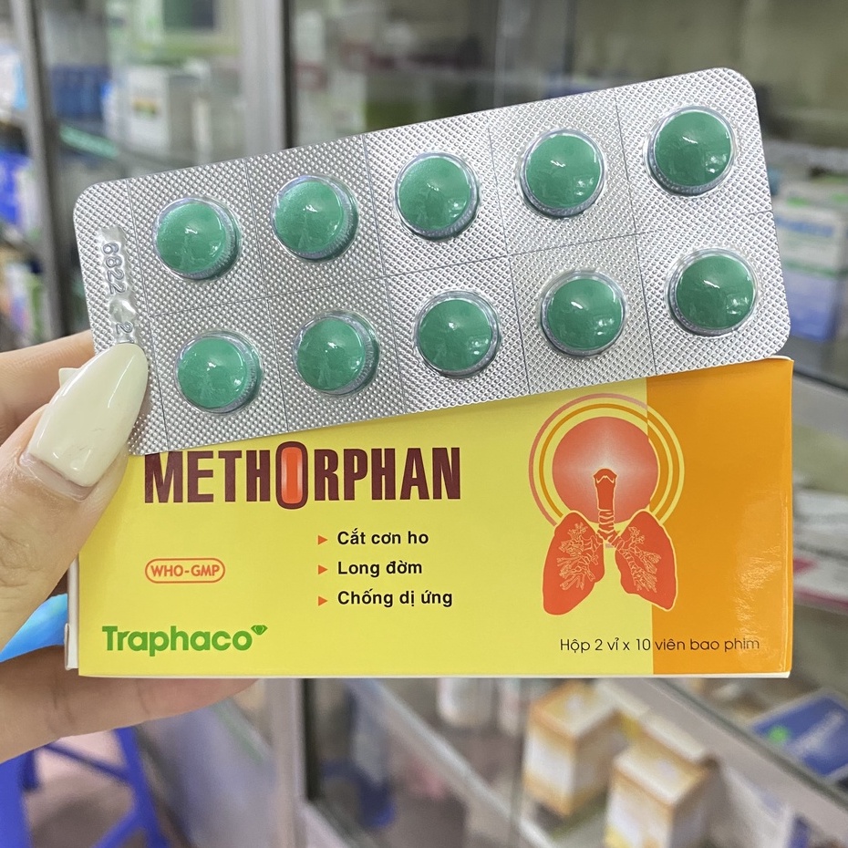 Methorphan - Hộp 2 vỉ × 10 viên
