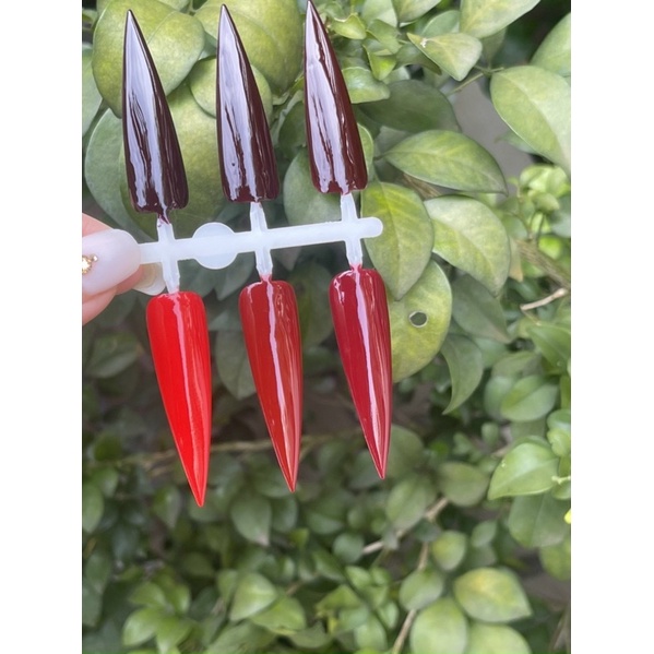 Sơn đỏ mxbon, set 6 chai và lẻ mã, gel hàn quốc chính hãng