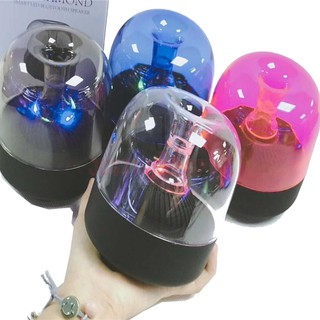 LOA BLUETOOTH MINI DI ĐỘNG KHÔNG DÂY KIÊM ĐÈN LED BIG DIAMOND F7 TRONG SUỐT KHÔNG THẤM NƯỚC - JLVQ-4806-LBBD
