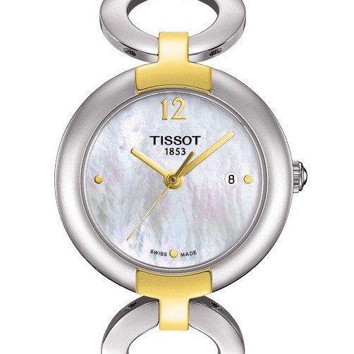 Đồng hồ nữ TISSOT mặt xà cừ dây lắc T0842102211700
