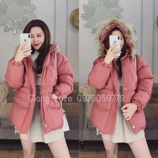 Áo phao béo phong cách Hàn