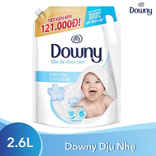 NƯỚC XẢ VẢI DOWNY CHO DA NHẠY CẢM 2,6L