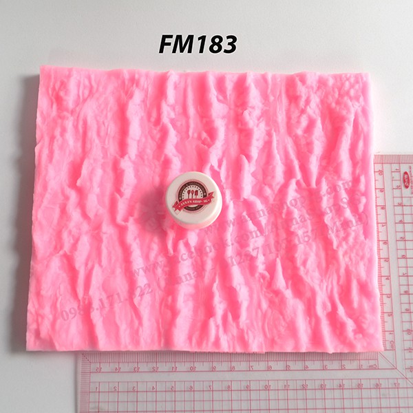 KHUÔN FONDANT VÂN GỖ FM183