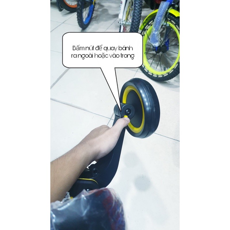 XE CÂN BẰNG KIWICOOL KIÊM XE 3 BÁNH VÀ CHÒI CHÂN
