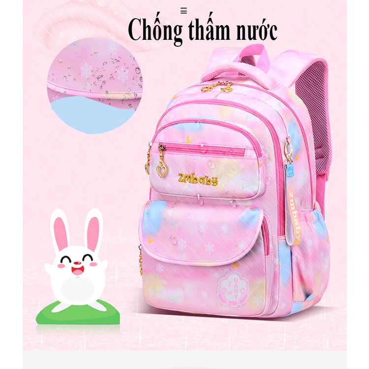 [Hàng cực chất- cao 45cm] Balo học sinh nữ Tiểu học Cấp 2, Cấp 3 đi học, đi chơi du lịch thời trang Hàn Quốc siêu nhẹ