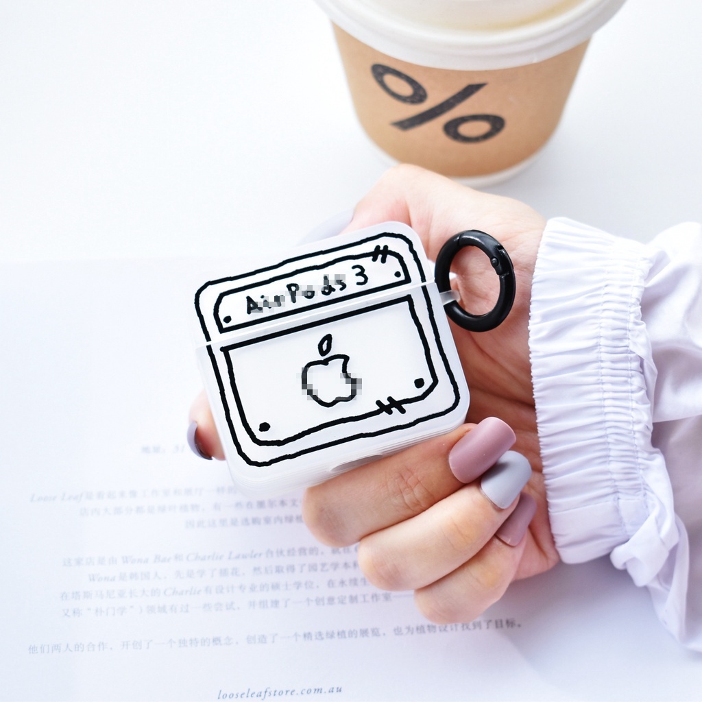 Personalized hand-painted pattern headphone case for APods3gen case headphone case 2021 new for APods3 headphone case compatible with APodsPro case APods2gen case