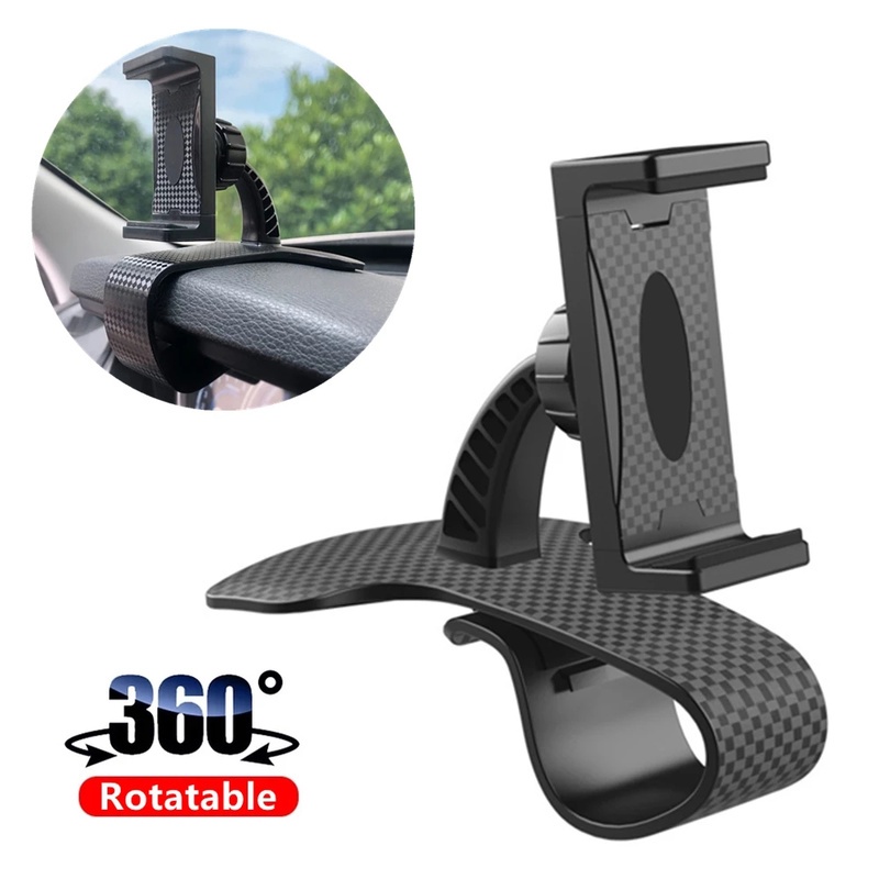 Giá Đỡ Điện Thoại/GPS Xoay 360 Độ Thông Dụng Cho Xe Hơi