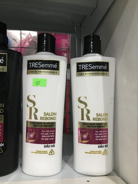 Dầu gội 640g và Dầu Xả 340g Tresemme Total Salon Rebond Tinh Dầu Macadamia ngăn gãy rụng