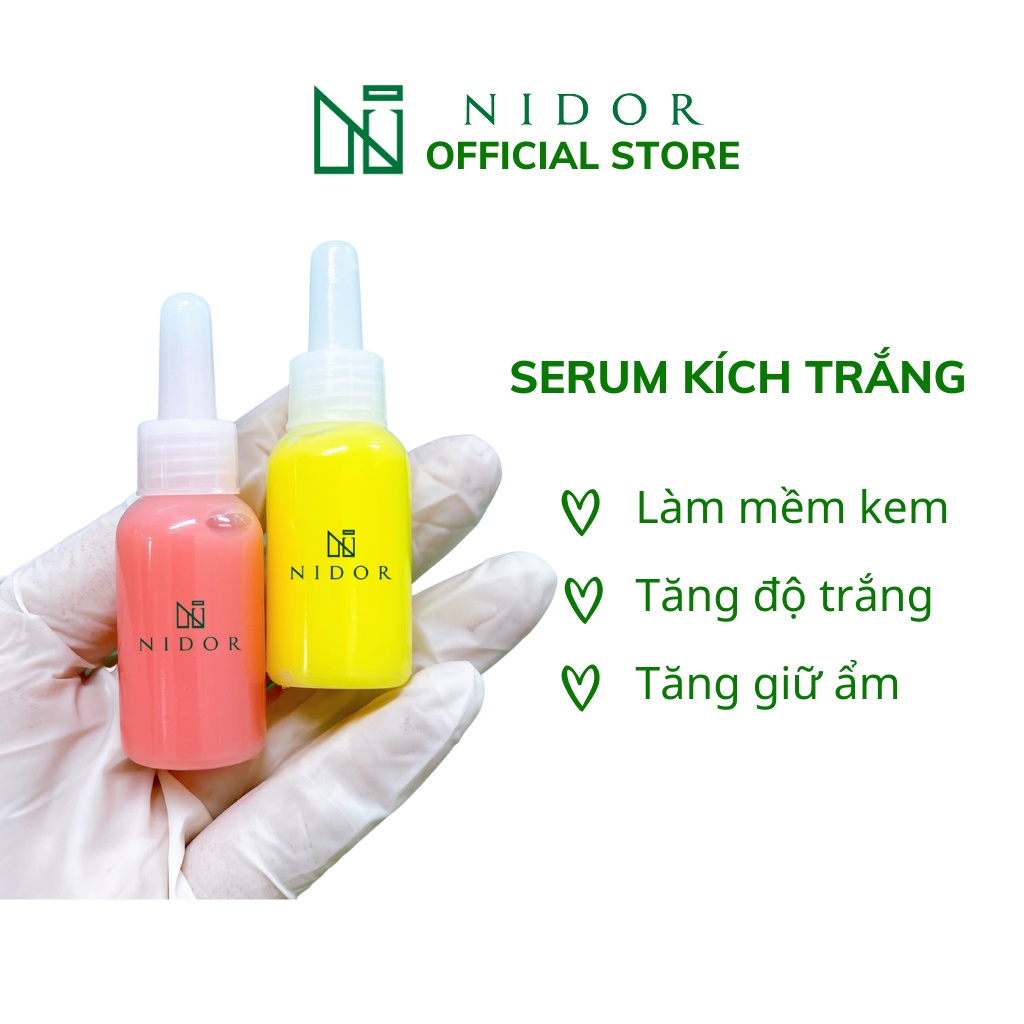 Serum Kích Tẩy Trắng Cực Mạnh pha kem 10ml