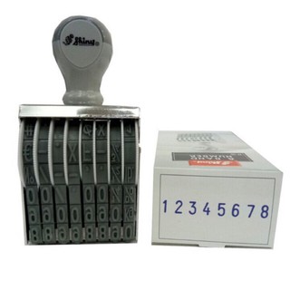 Dấu xoay 8 số shiny n58 - 3mm / dấu xoay tay shiny n58 / dấu ngày tháng năm n58