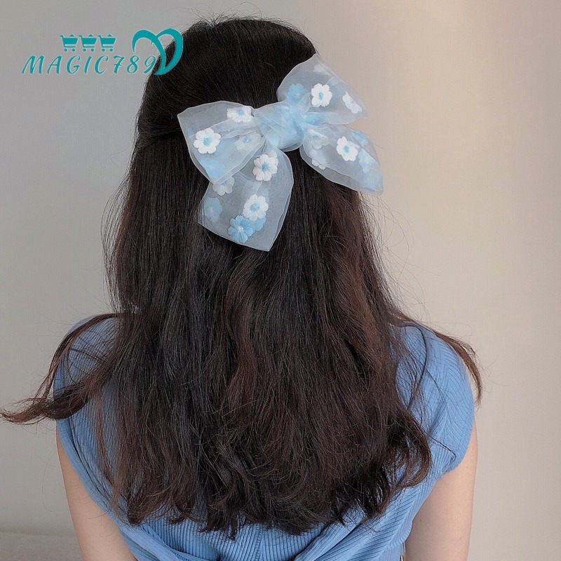 Kẹp tóc hình nơ đáng yêu thời trang cho nữ