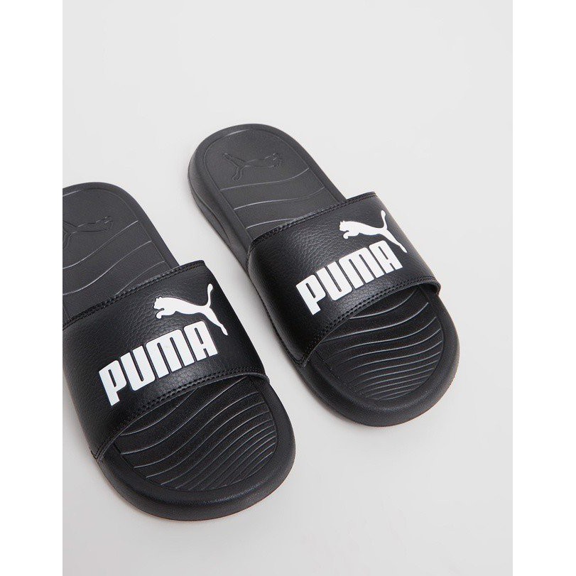 Dép Puma Chính Hãng FREESHIP Puma Popcat White Pink Black - Dép Quai Ngang Thời Trang Nữ