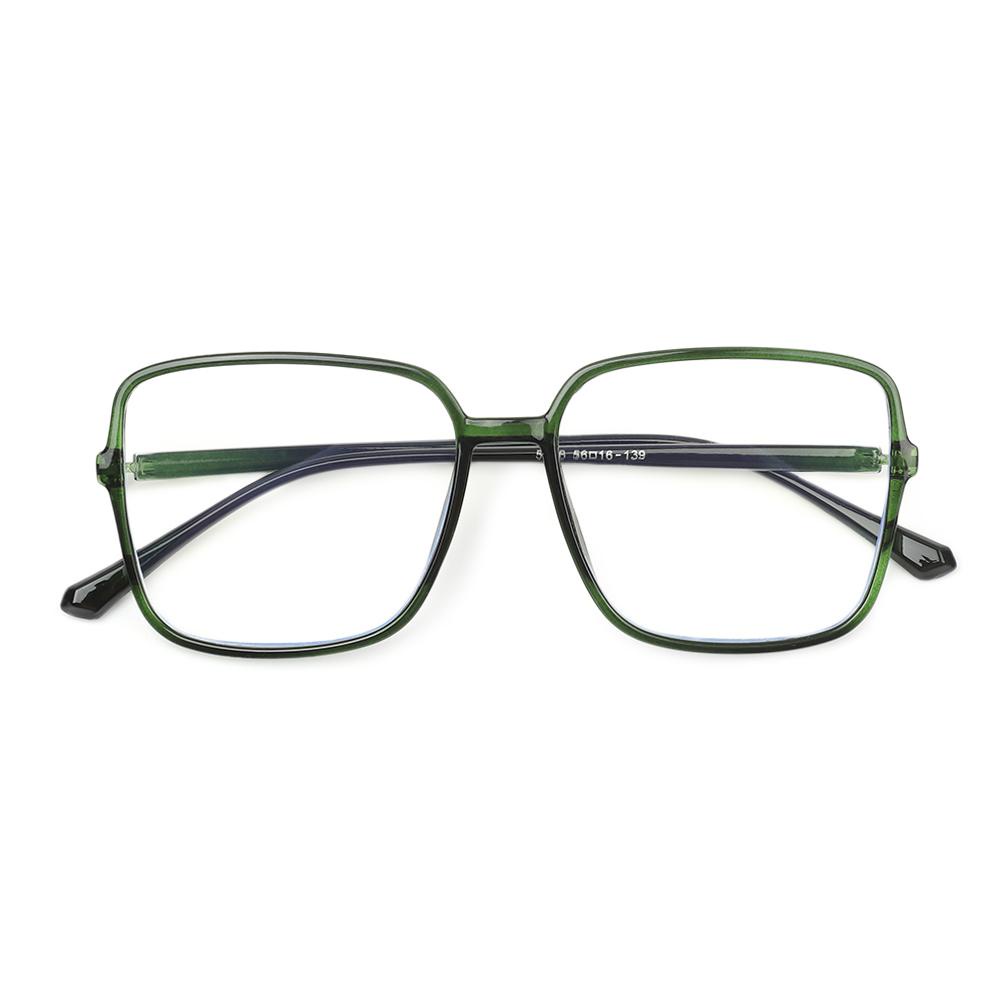 Mắt Kính Gọng Vuông Siêu Nhẹ Chống Ánh Sáng Xanh Phong Cách Vintage Dành Cho Máy Tính