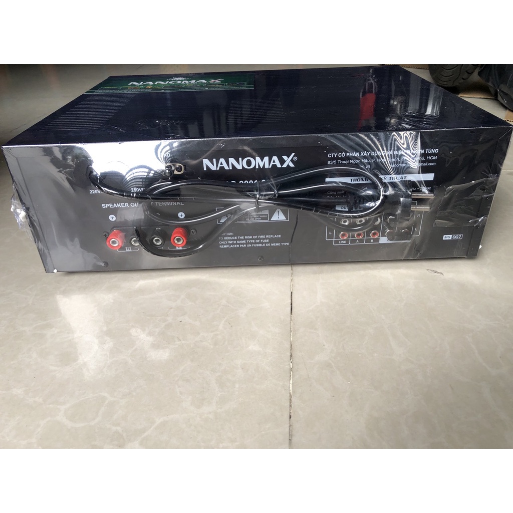 Amply Nanomax Pro-007 Bluetooth 8 sò lớn Toshiba
