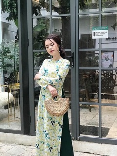 Áo dài hoa