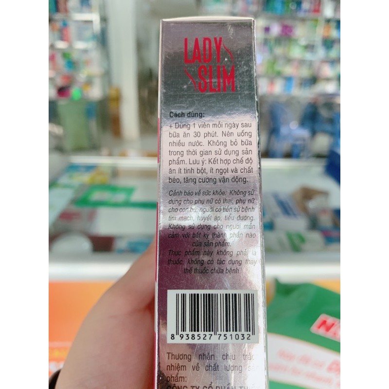 [Nhà thuốc HD] Giảm cân LADY SLIM - feedback giảm 4kg/tháng | BigBuy360 - bigbuy360.vn