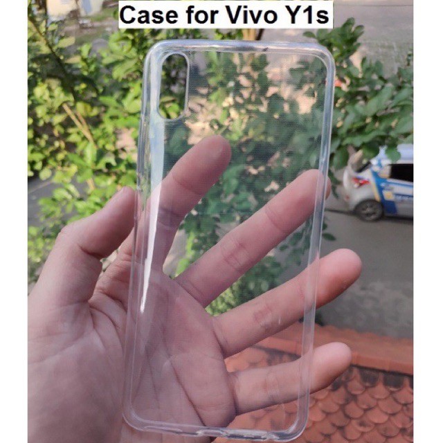 Ốp lưng dẻo silicon trong suốt cho Vivo Y1S hàng loại tốt