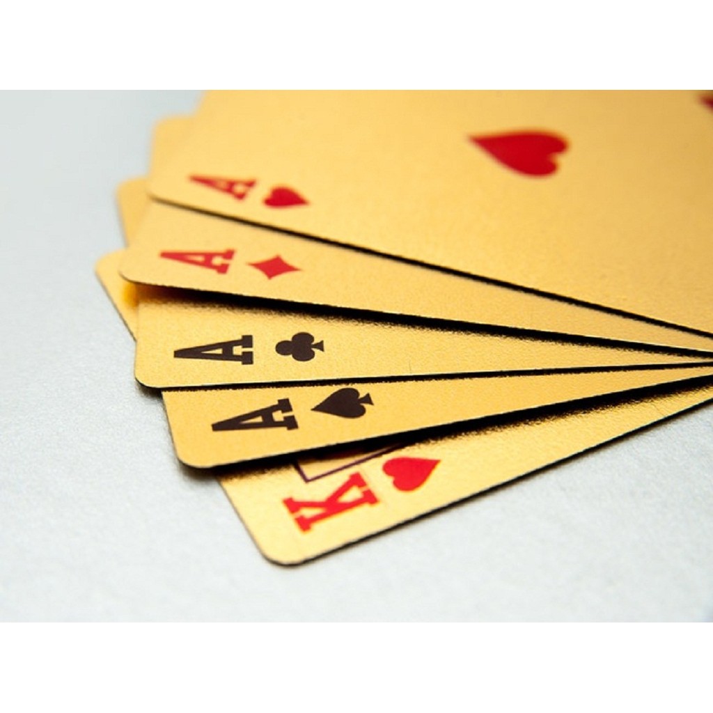 BỘ BÀI TÂY MẠ VÀNG 24K