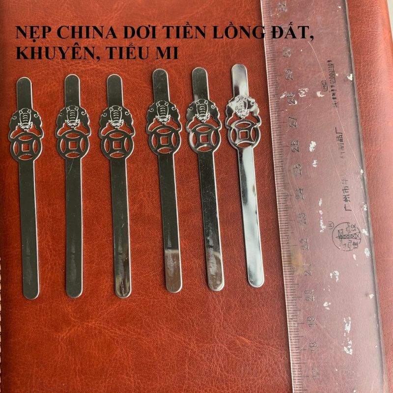 Combo 10 nẹp lồng chim inox hàng nội địa Trung, mới chưa sử dụng