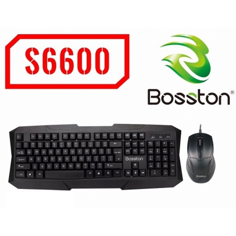 Bộ bàn phím và chuột có dây Bosston S6600 cổng USB