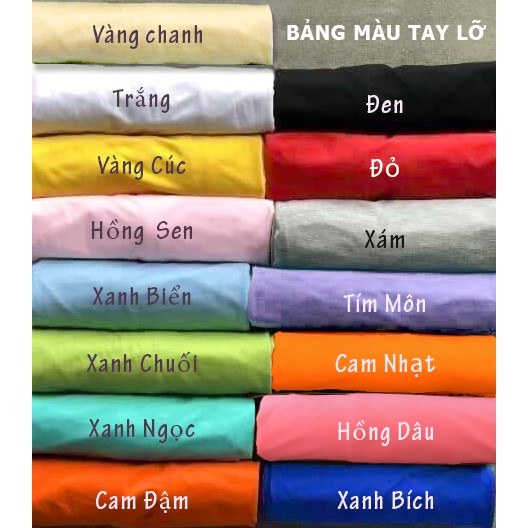 Áo Phông Tay Lửng - Áo Thun Tay Lỡ Nam Nữ