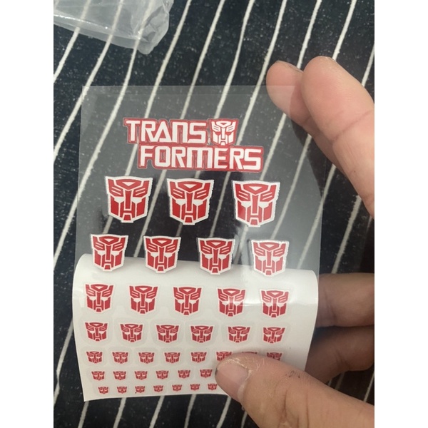 Decal dán mô hình transformers  autobot
