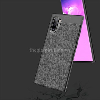 Ốp lưng SamSung Galaxy Note 10+ Plus silicon giả da, chống sốc Auto Focus