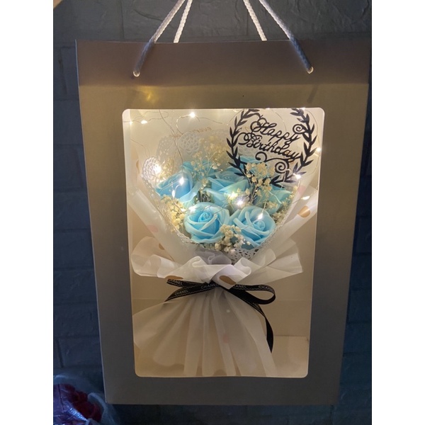 Combo 5 túi giấy Túi giấy đựng hoa, quai xách tiện lợi, lịch sự, túi đựng quà lưu niệm, loại đẹp