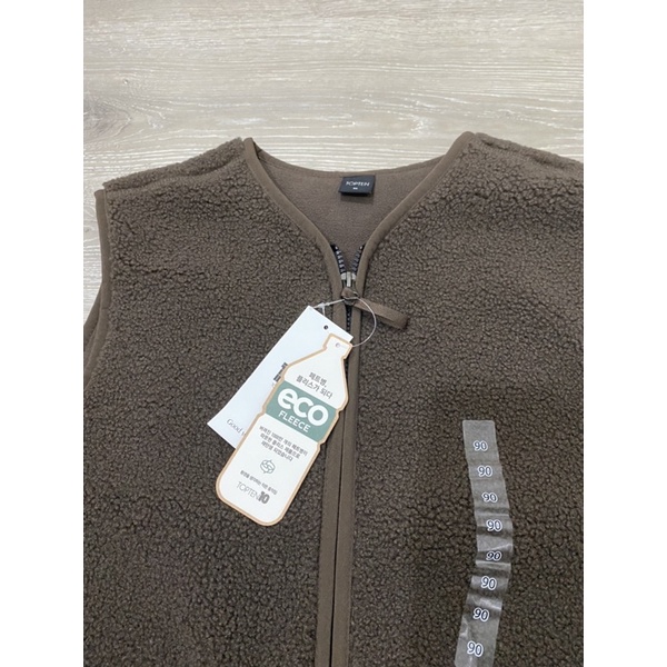 Topten Hàn - Gile vest lông cừu xịn màu nâu trendy thu đông đầy đủ tag bao hãng - New