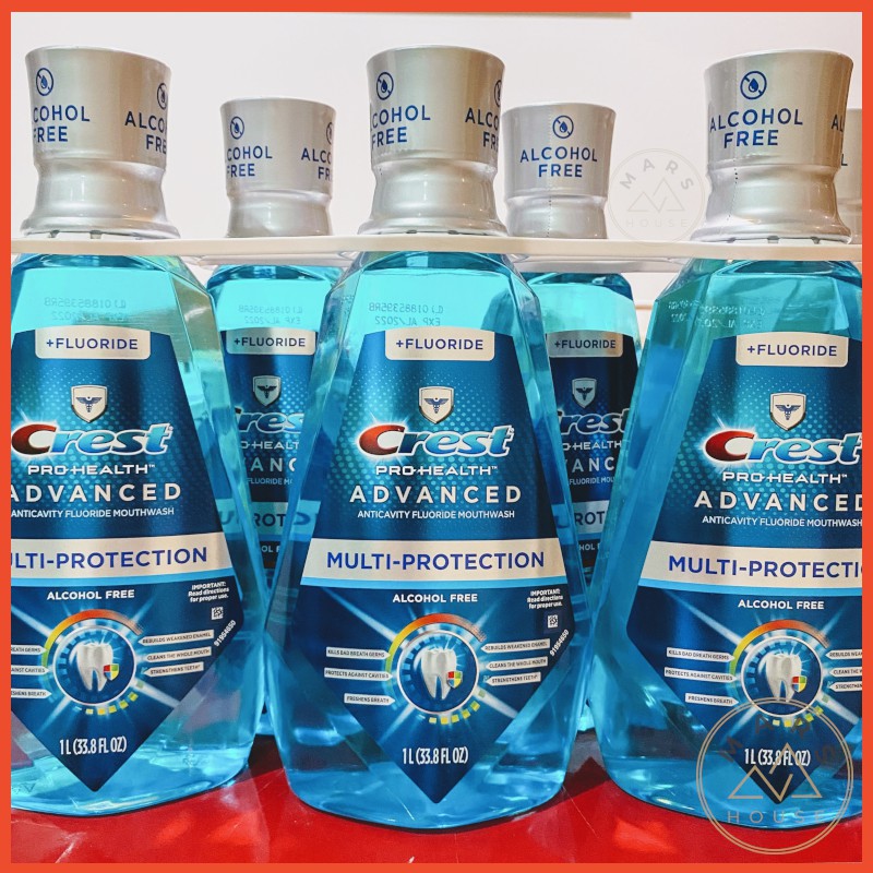 Nước súc miệng Crest Pro-Health Advanced chai 1 Lít