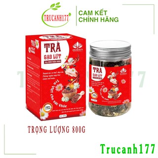 ❤️ Trà Gạo Lứt Xạ Đen Đậu Đen (Hộp LỚN 800g) ❤️