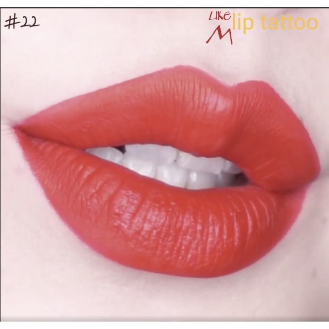 [ĐỌC KỸ MÔ TẢ] Son kèm lì lâu trôi LIKE M LIP TATTOO (Hàn Quốc) màu 22 và 23