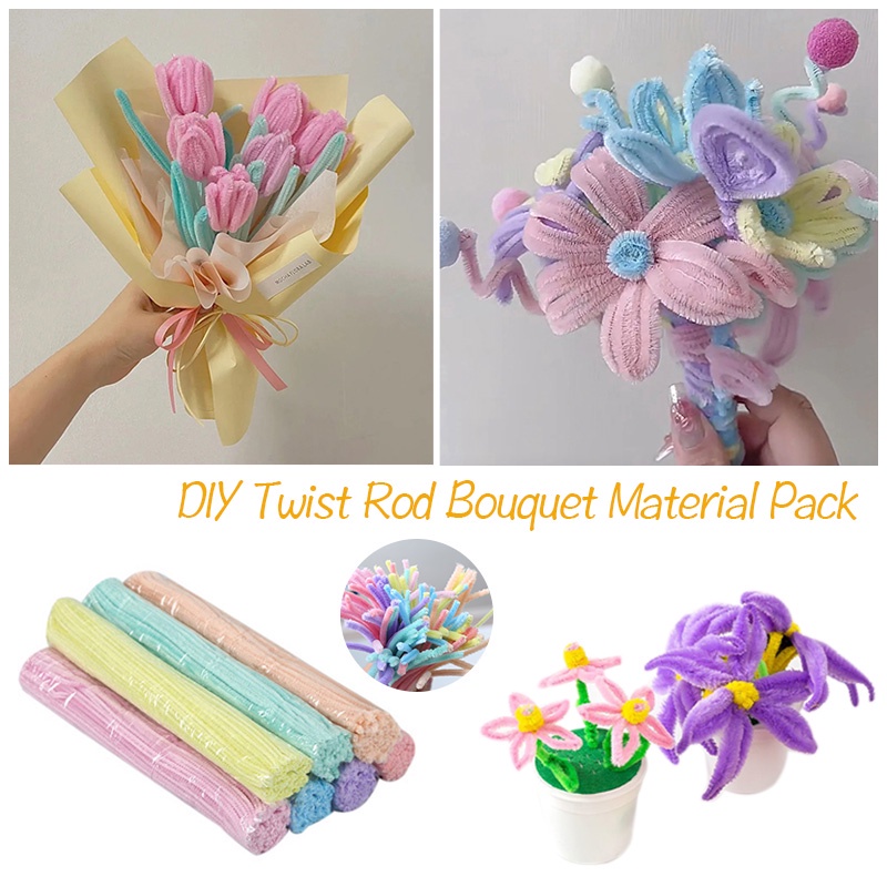 Set 100 Dây Xoắn Trang Trí Hoa Làm Thủ Công Cho Ngày Nhà Giáo
