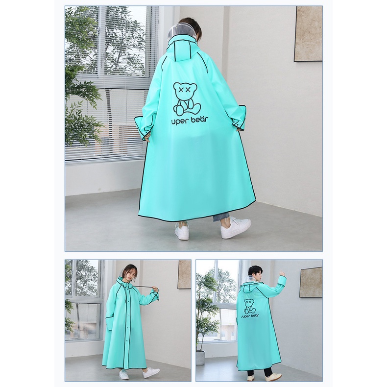 ★Cổ Phiếu Sẵn Sàng ★Áo Mưa Trong Suốt Chống Nước Cỡ Lớn Cao Cấp Tiện Dụng Cho Người Lớn