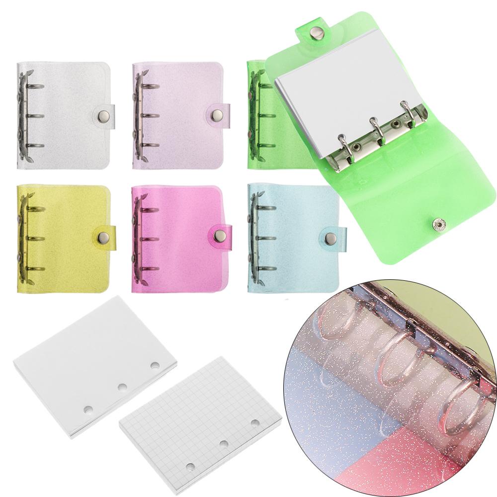 LANFY Vỏ Bọc Sổ Tay Nhật Ký 3 Lỗ Nhỏ Gọn