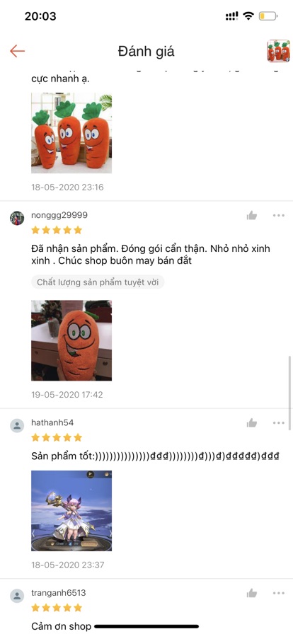 Gấu bông gối ôm củ carot ngộ nghĩnh đáng yêu 25cm