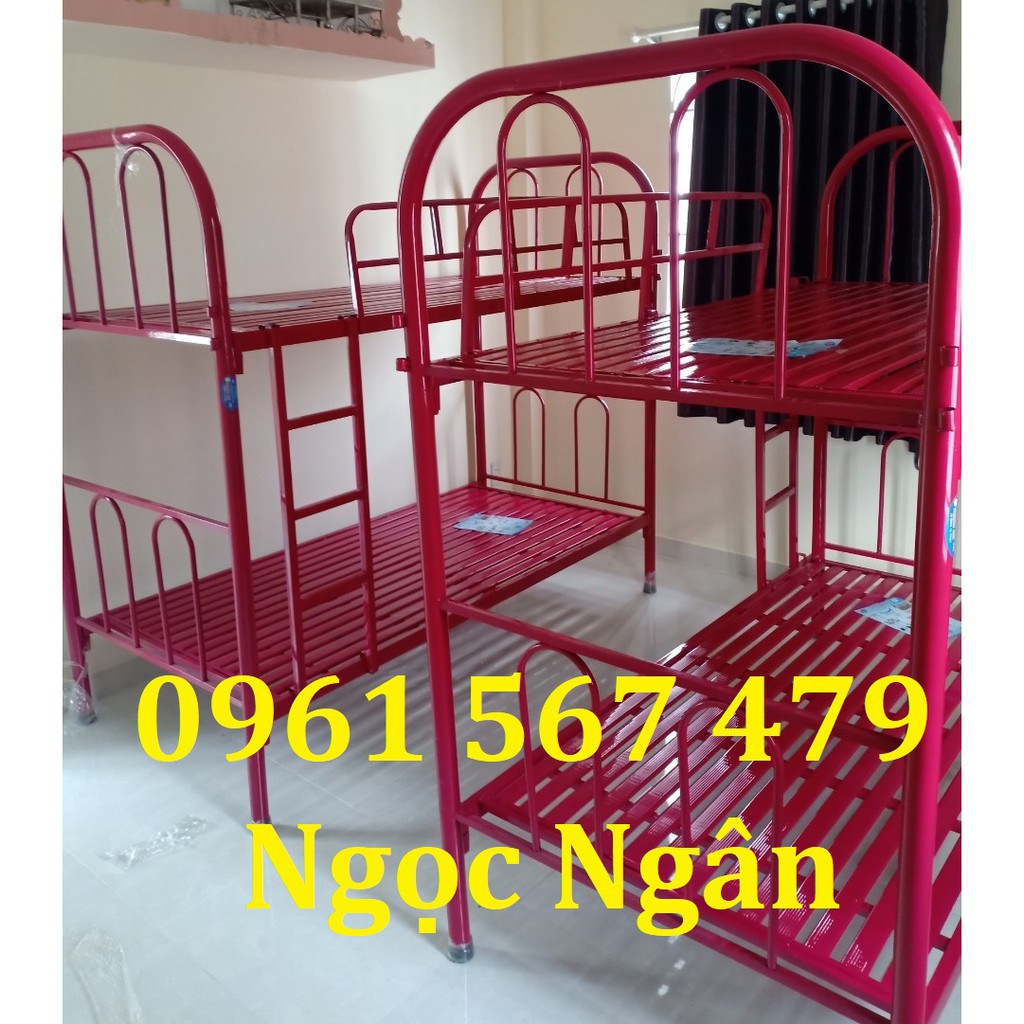 Giường sắt 2 tầng giá tốt -80-1m-1m2