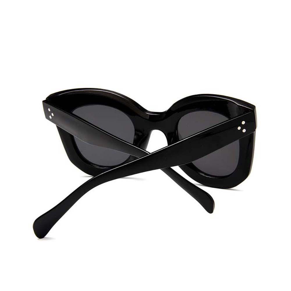 Kính Râm Nữ Chống Tia UV400 WMES15H Màu Đen Phong Cách Vintage