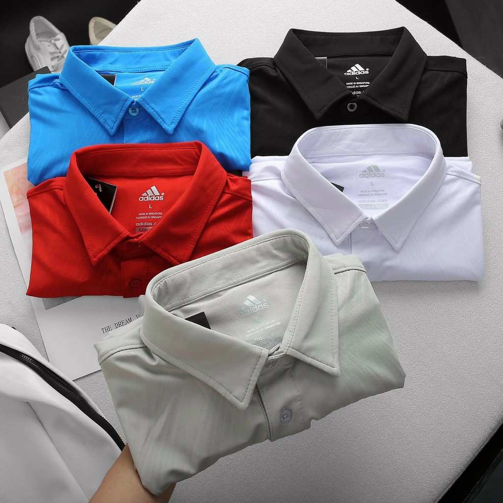 Áo thun thể thao, nam adidas hàng hiệu , áo thun nam ngắn tay có cổ, áo thể thao nam adidas CC02 | BigBuy360 - bigbuy360.vn