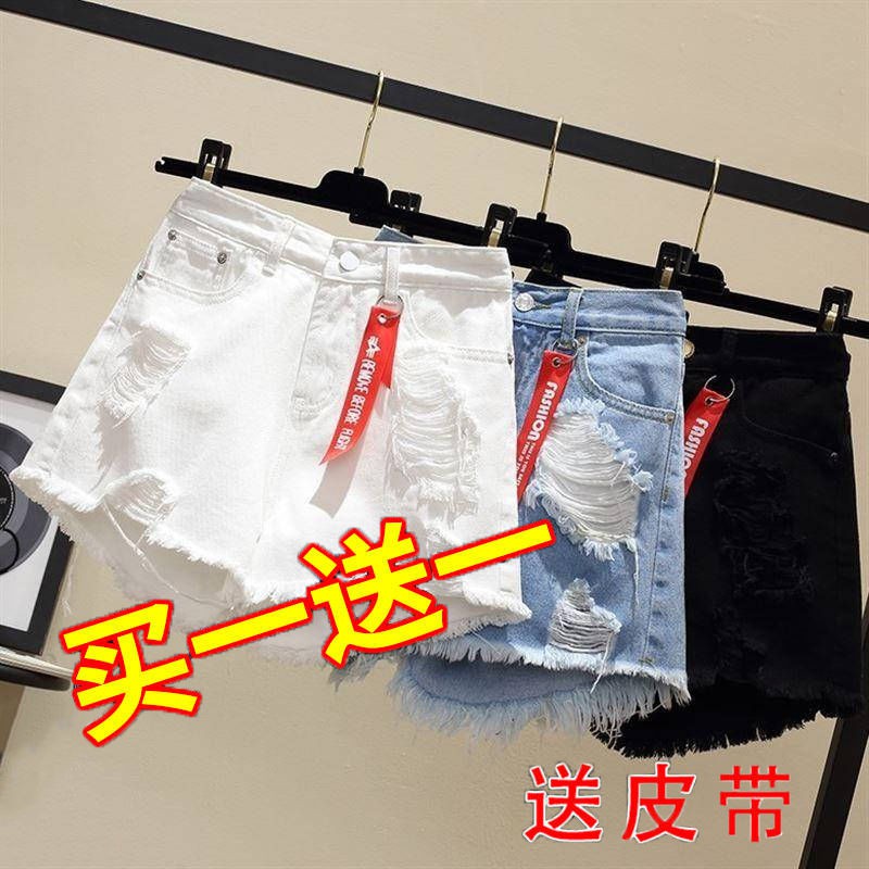 Quần Short Nữ Jeans Denim Lưng Cao Thời Trang Hàn | BigBuy360 - bigbuy360.vn