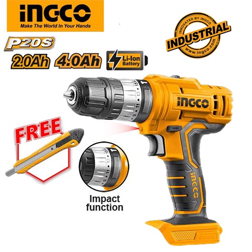 Body máy khoan búa dùng pin 20V Ingco CIDLI20012