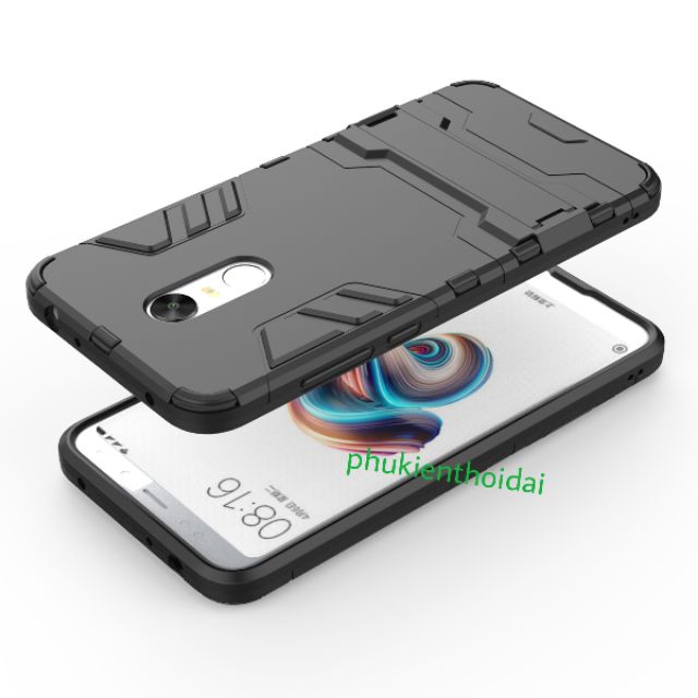 Ốp lưng Redmi Note 12 / Redmi 5 Plus chống sốc Iron Man Iring cao cấp nhẫn hút ô tô giá đỡ xem phim
