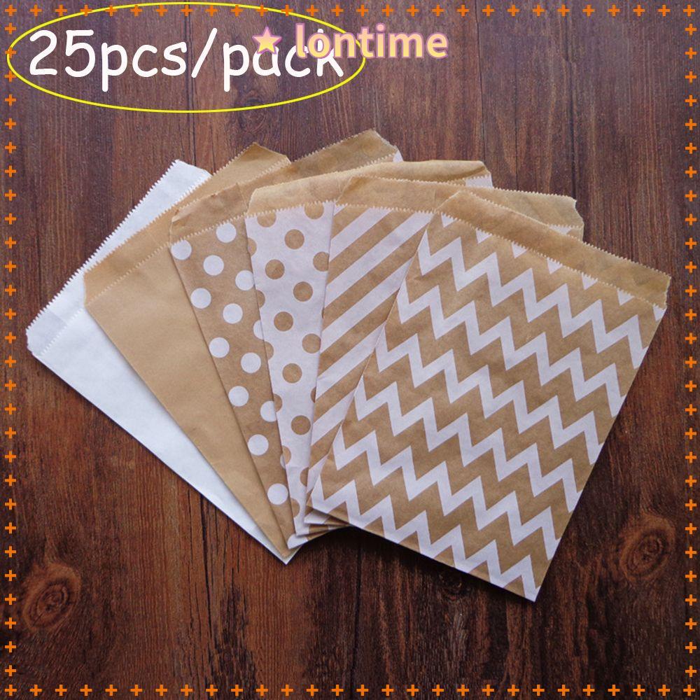 Set 25 Túi Giấy Đựng Bánh/ Bắp Rang Bơ Xinh Xắn