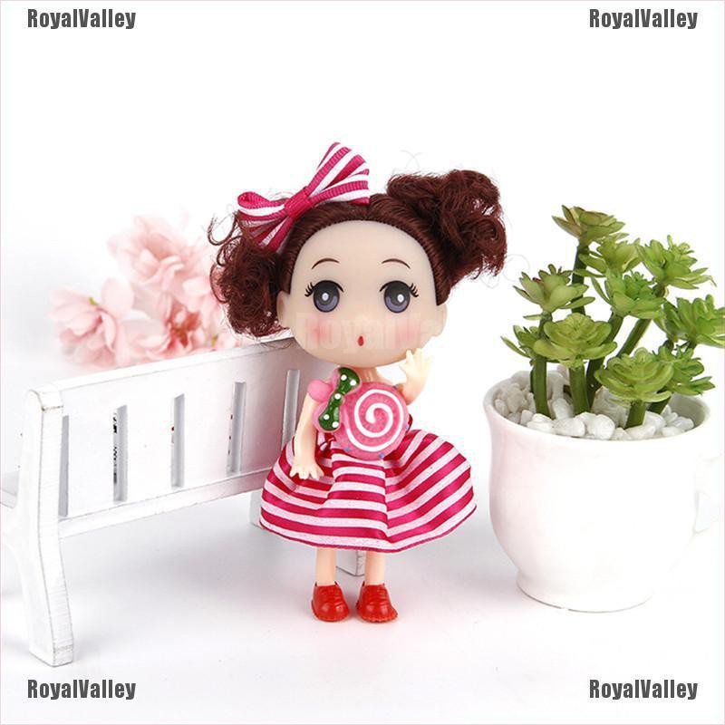 Búp Bê Nhồi Bông Hình Cô Gái 12cm