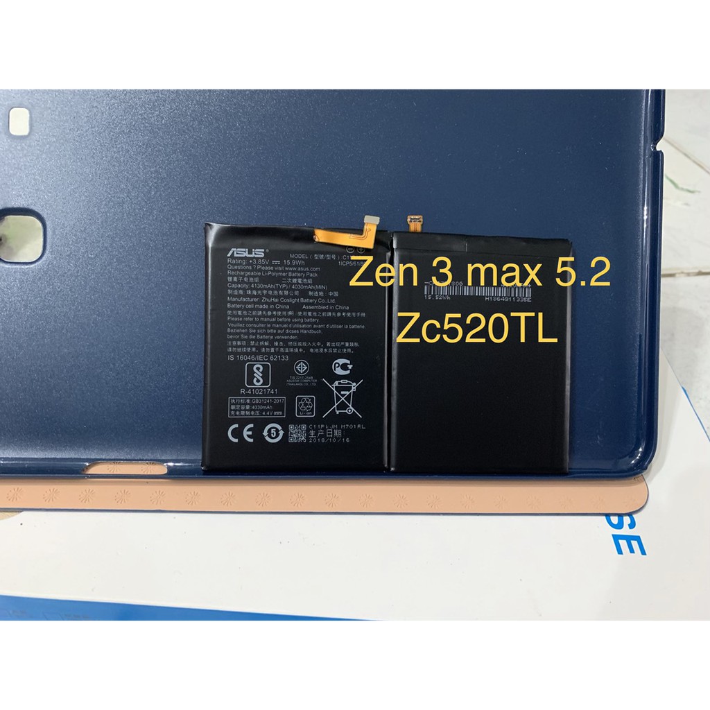 Pin Asus Zenfone 3 Max 5.2 ZC520TL, X008D dung lượng 4100mAh